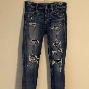 Ripped Short American Eagle Jeans